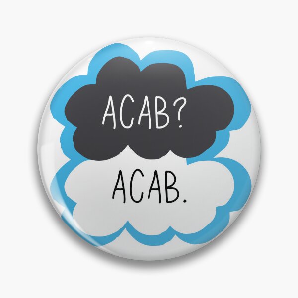 Item preview, ACAB? ACAB. cloud shape designed and sold by FeministStudies.
