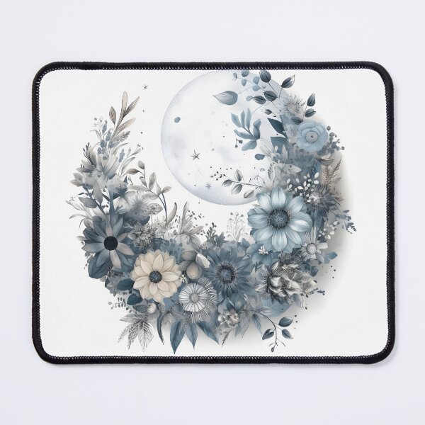 Item preview, Enchanting Whimsy Floral Moon Motif Illustration, Celestial Magic 2 designed and sold by ShreyaaArts.