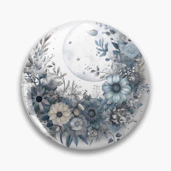 Item preview, Enchanting Whimsy Floral Moon Motif Illustration, Celestial Magic 2 designed and sold by ShreyaaArts.