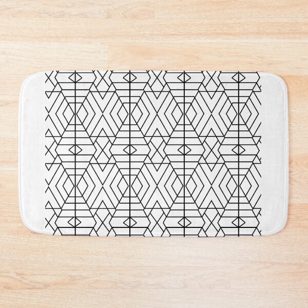 Artikelvorschau, Art Deco Geometrical Pattern 1 - Off White entworfen und verkauft von Studio Grafiikka.