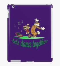 calvin and hobbes dancing iPad Case/Skin