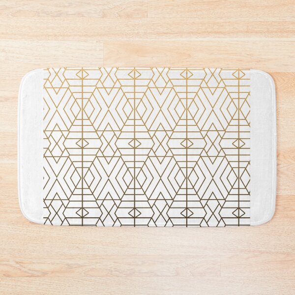 Artikelvorschau, Art Deco Geometrical Pattern 2 - Off White entworfen und verkauft von Studio Grafiikka.