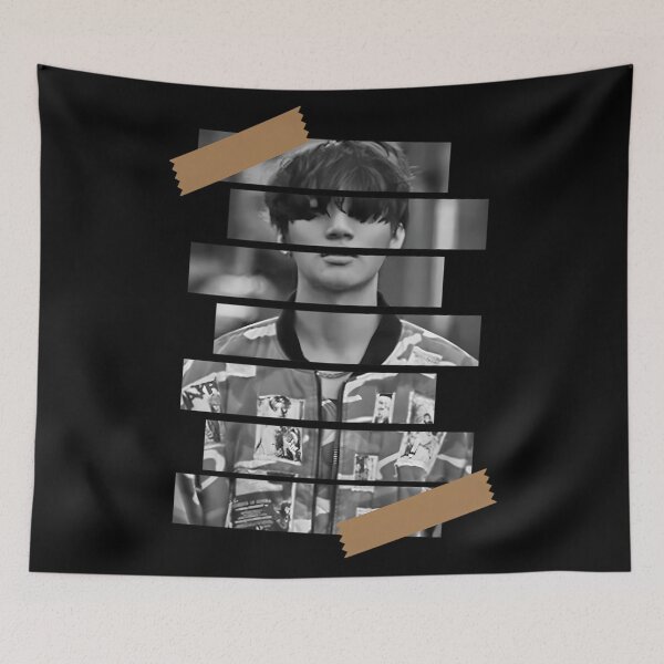 Item preview, Kang Daesung Big Bang Daesung DLite  Korean Kpop Monochrome Stripe designed and sold by Store-Art-patr.