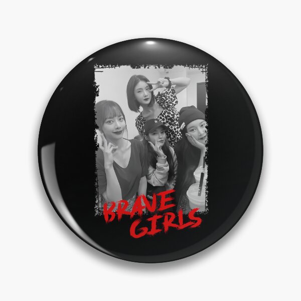 Item preview, Brave Girls Kpop Group Members black and white Korean Kpop RGB Color designed and sold by SjoertsAnnelie.