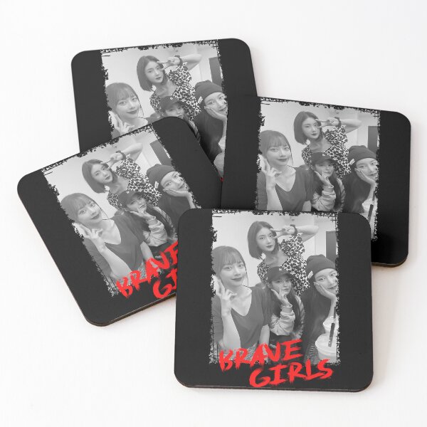 Item preview, Brave Girls Kpop Group Members black and white Korean Kpop RGB Color designed and sold by SjoertsAnnelie.