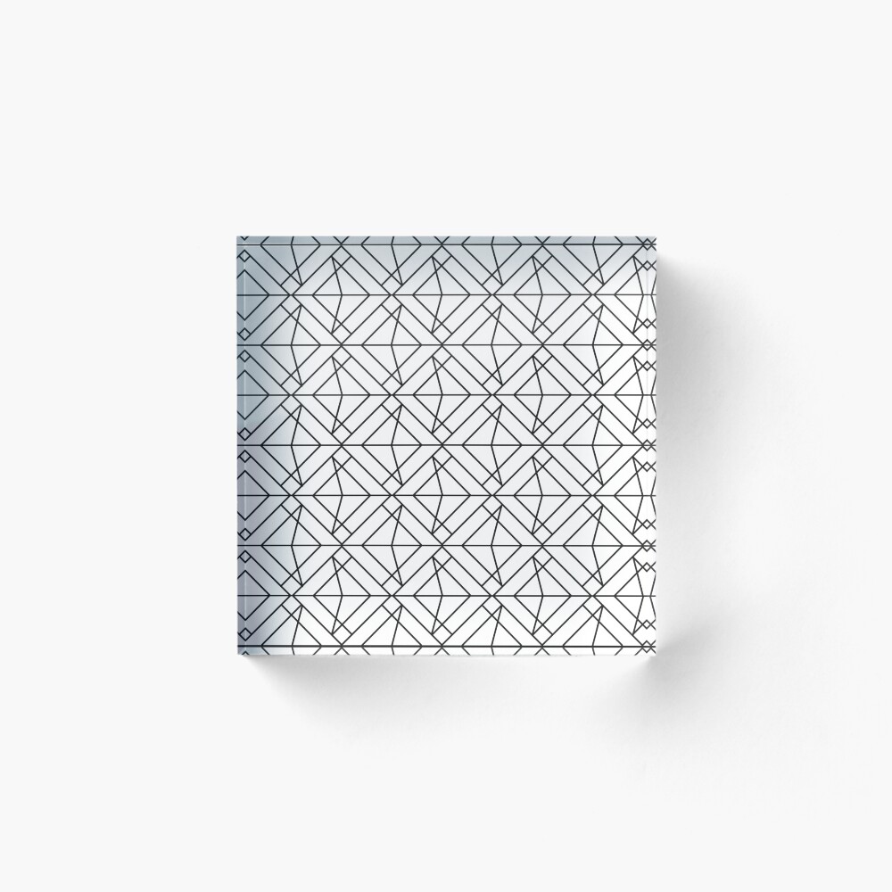 Vista previa del artículo con la obra «Bloque acrílico», diseñado y vendido por Shrijit.