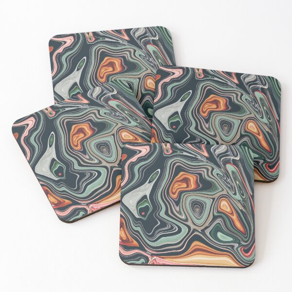 Item preview, Armon - Contemporary Abstract - Fluid Painting - Marbling Art designed and sold by Studio Grafiikka.