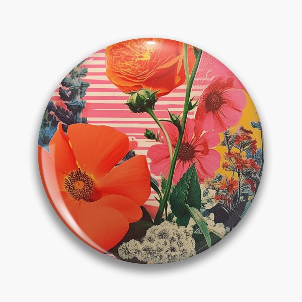 Item preview, Flower Pop Collage 3 designed and sold by itsnotamy.