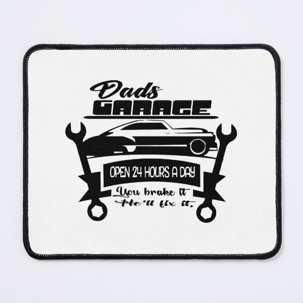 Item preview, Dads Garage Black designed and sold by noble-soda.