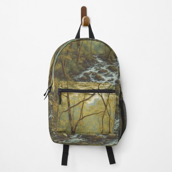 Item preview, Cuadro en lienzo El Arroyo del Bosque designed and sold by Avatiahshop.