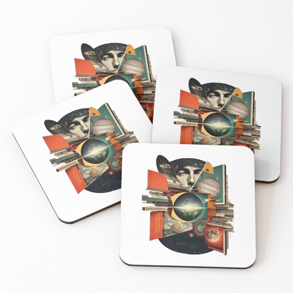 Item preview, Exploring the infinite - Retro Collage Pop culture designed and sold by CG Studio.