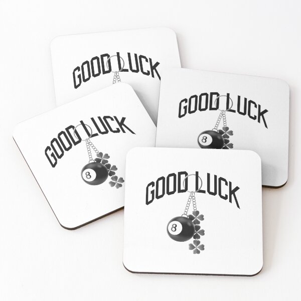 Item preview, Good Luck 8 Ball Key Chain X Clover designed and sold by monothatthat.