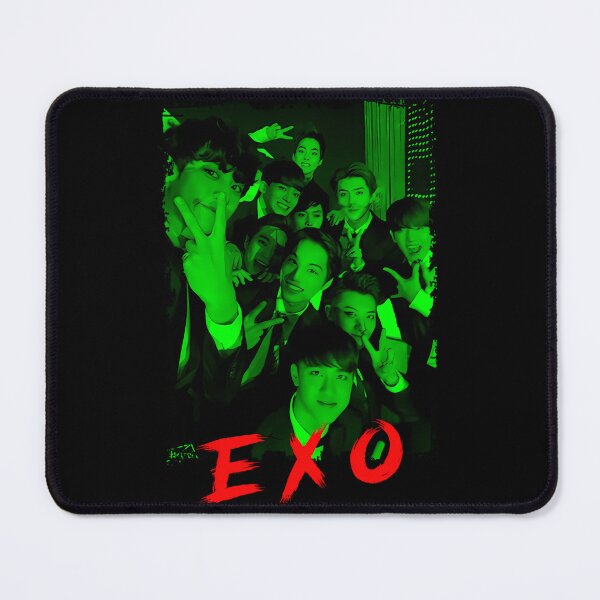Item preview, EXO Kpop Group Members Green Korean Kpop RGB Color designed and sold by MechanicalMarn.