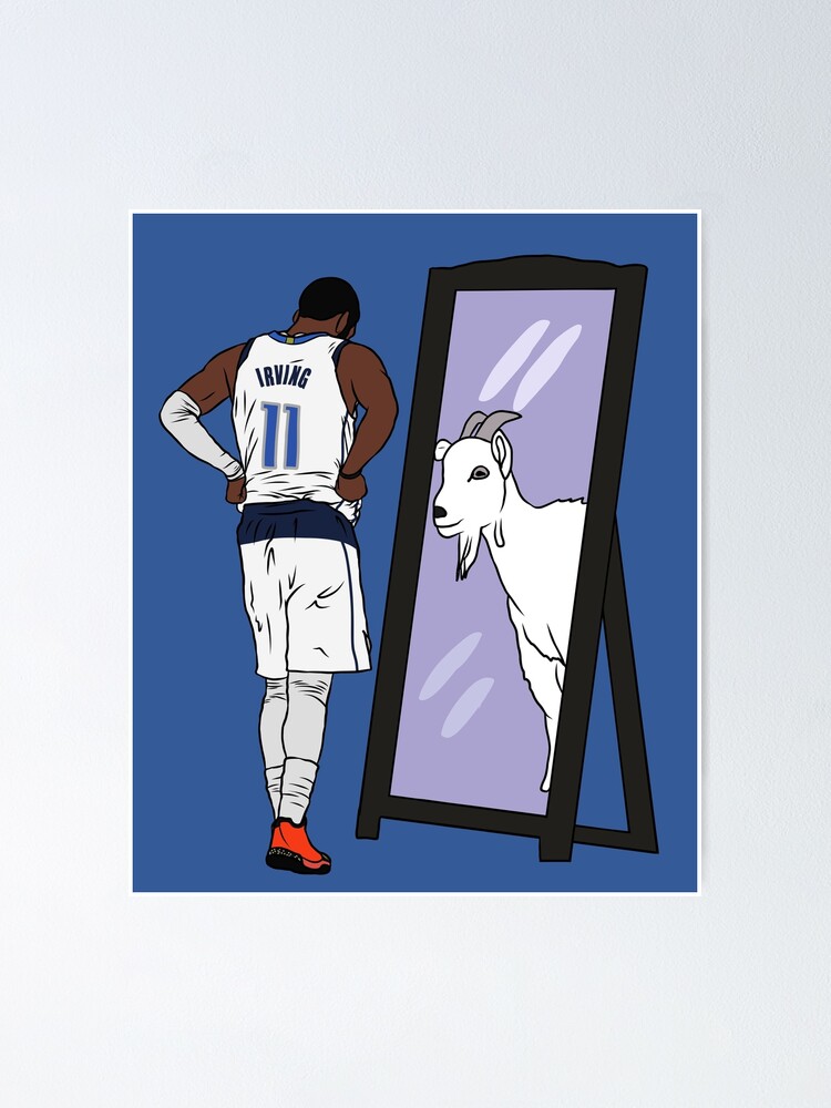 Kyrie Irving Mirror GOAT (Dallas) Kids T-Shirt for Sale by