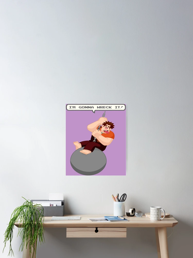 Thumbnail 2 of 3, Poster, Wrecking Ball Ralph designed and sold by FernandStratton.