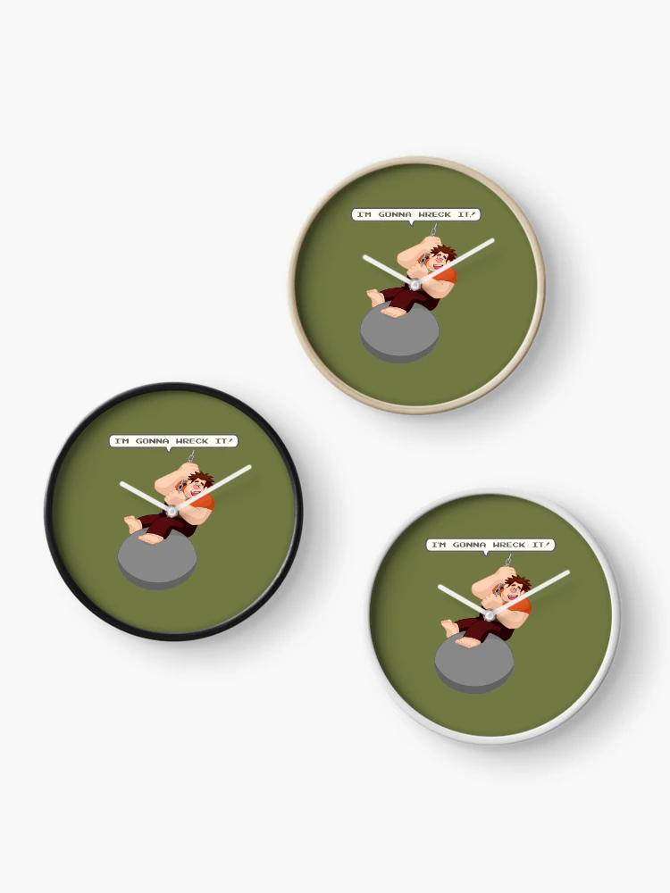 Thumbnail 3 of 4, Clock, Wrecking Ball Ralph designed and sold by FernandStratton.