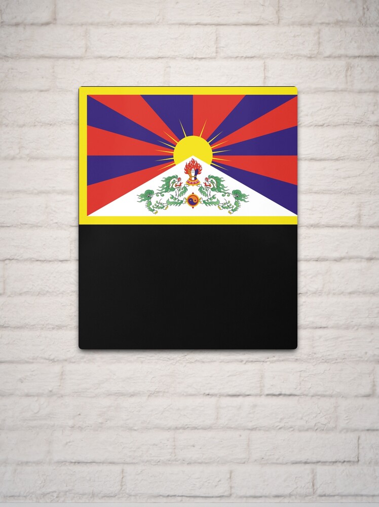 Tote bag for Sale avec l'œuvre « Tibet Drapeau tibétain conception