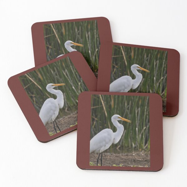 Item preview, Elegant white heron in the wetland 	 	 designed and sold by gzijwlzyjmf98.