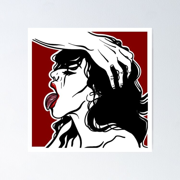 80s Patrick Nagel Sticker