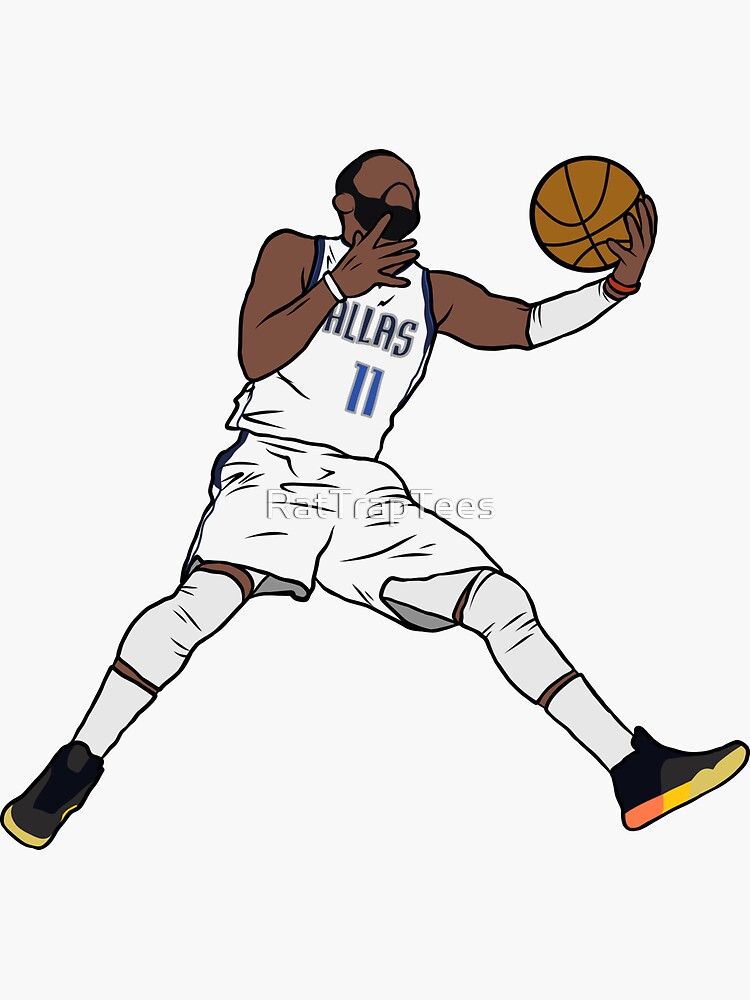 Kyrie Irving Dallas Sketch Sticker for Sale by RatTrapTees