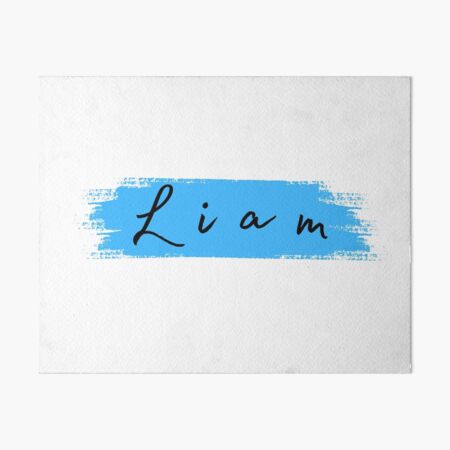 Liam Name Meaning Print, Name Print, Wall Art, Minimalist Print, Minimalist  Art, Modern Art, Modern Poster Print, Digital Download