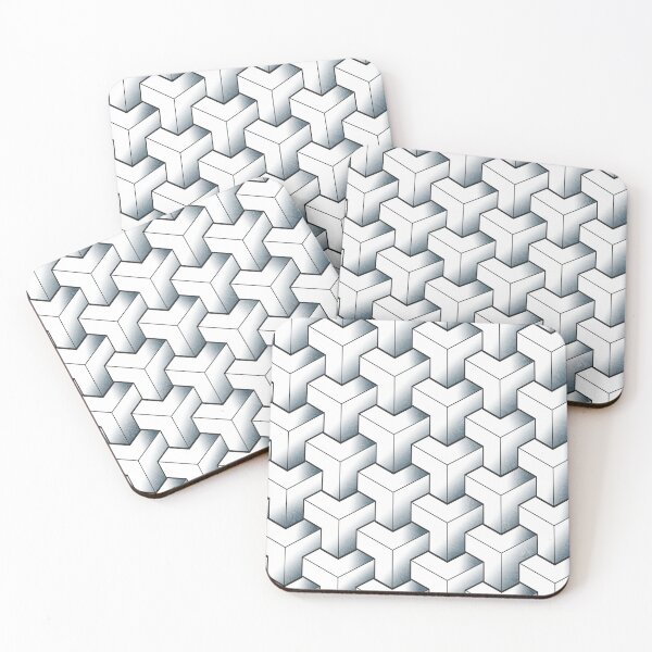 Item preview, Geometric Isometric Pattern - 03 designed and sold by Studio Grafiikka.
