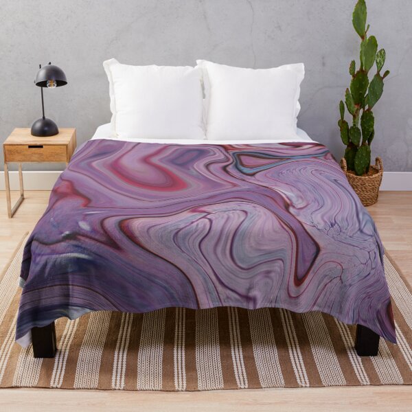 Item preview, Cove - Contemporary Abstract - Fluid Painting - Marbling Art - Lavender designed and sold by Studio Grafiikka.