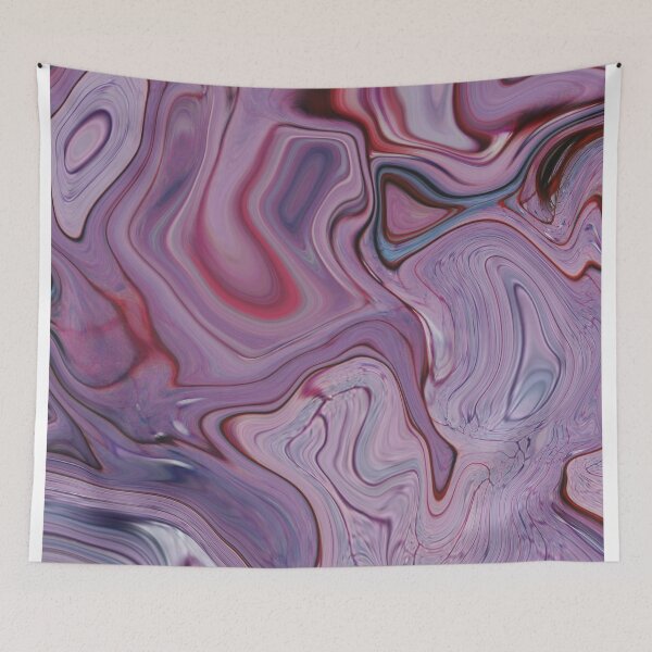Item preview, Cove - Contemporary Abstract - Fluid Painting - Marbling Art - Lavender  designed and sold by Studio Grafiikka.