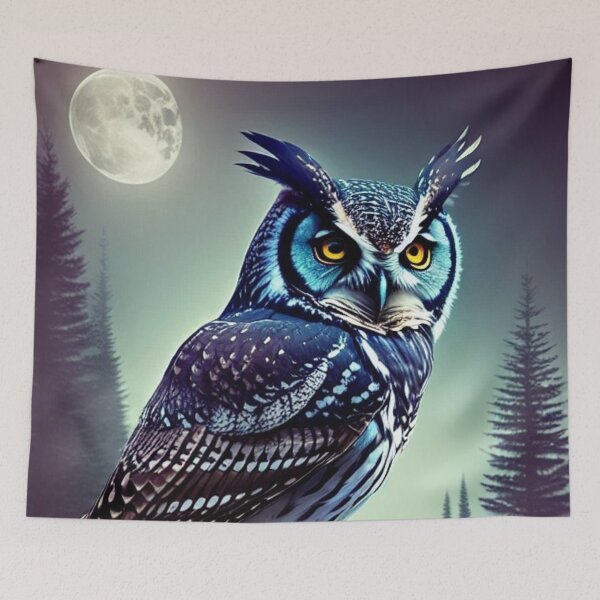 Item preview, The Owl in Moonlight designed and sold by BiancaDPetals.