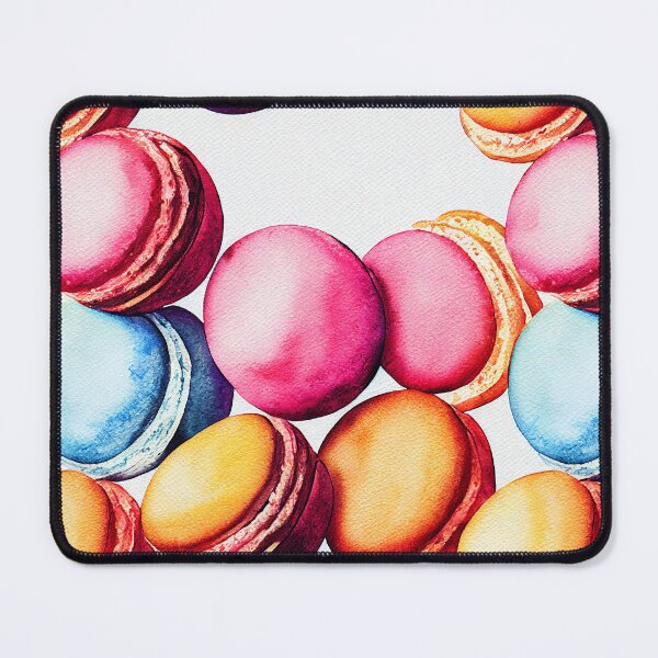 Item preview, Watercolor Macarons Macaroons French Pastry Rainbow Colors Eclectic designed and sold by Lori-Goree.
