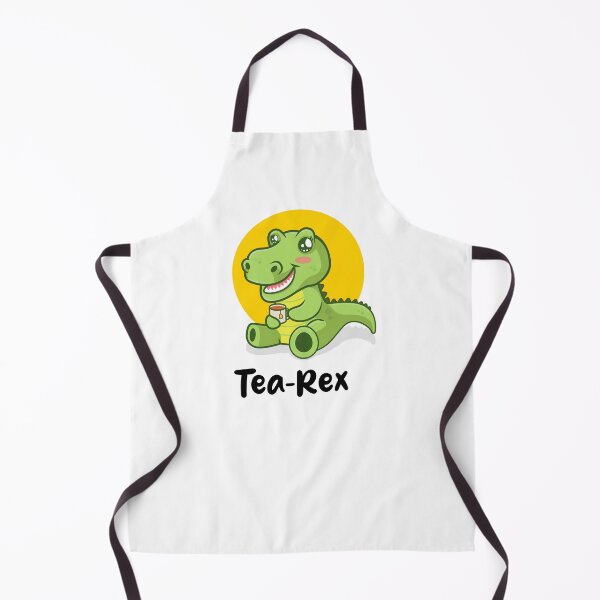 Item preview, Tea-Rex funny dinosaur (on light colors) designed and sold by messy-nessie.