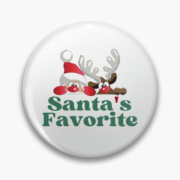 Item preview, Santa’s Favourite – Cute Christmas Typography designed and sold by unique0703.