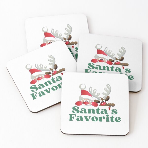 Item preview, Santa’s Favourite – Cute Christmas Typography designed and sold by unique0703.