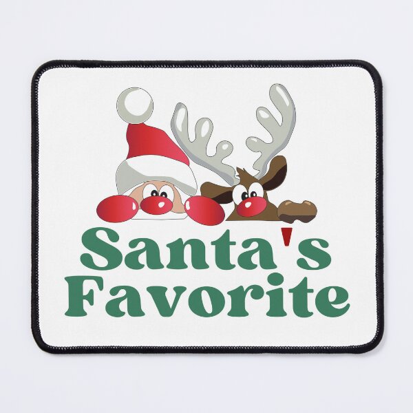 Item preview, Santa’s Favourite – Cute Christmas Typography designed and sold by unique0703.