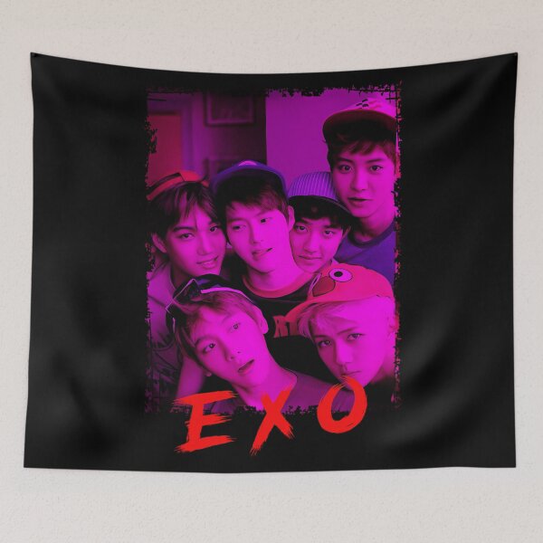Item preview, EXO Kpop Group Members Purple Korean Kpop RGB Color designed and sold by MechanicalMarn.