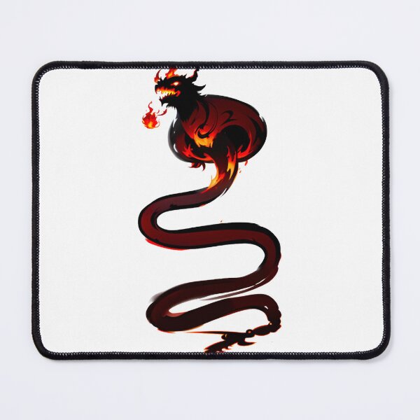 Item preview, Fire Snake | Flaming Serpent Sticker Art designed and sold by Neshmi.