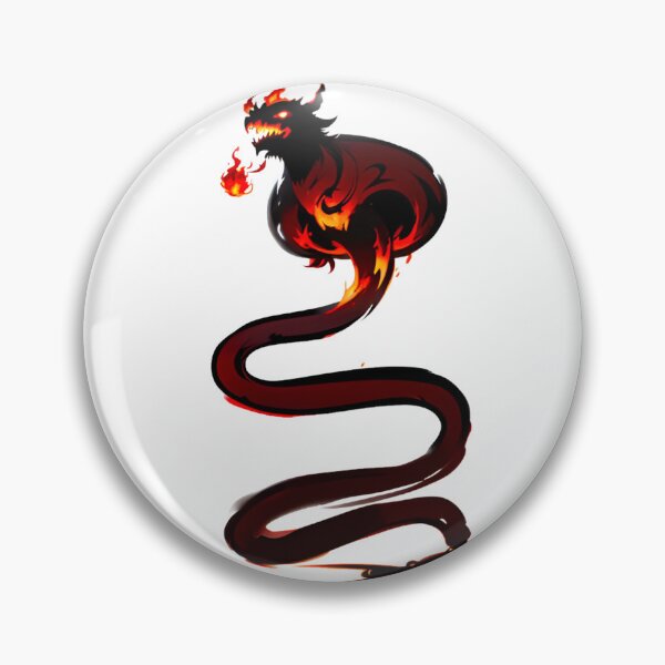 Item preview, Fire Snake | Flaming Serpent Sticker Art designed and sold by Neshmi.