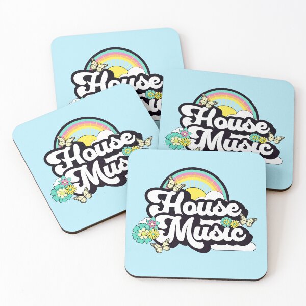 Item preview, HOUSE MUSIC  - Butterfly Rainbow (blue/yellow)  designed and sold by Discothreadz.