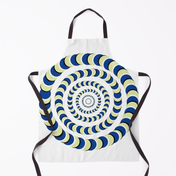 Item preview, Optical illusion dark blue moving circle designed and sold by NateCF.