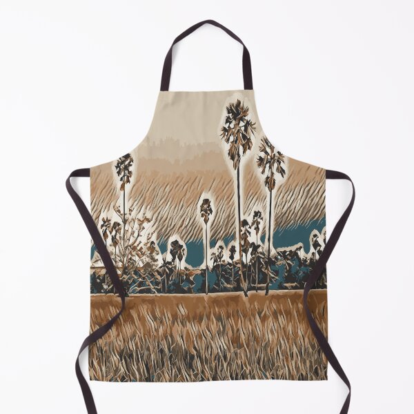 Item preview, Thailand landscape of palm trees in the field. Photo style, Thailand landscape. multi-phase flow walking in the rice field artgram image net removing blur designed and sold by youme63.