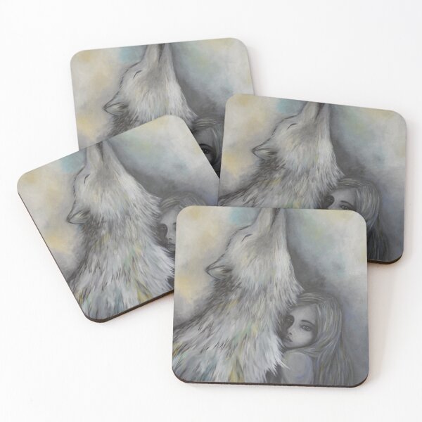 Item preview, Girl with wolf designed and sold by AlexandraDream.