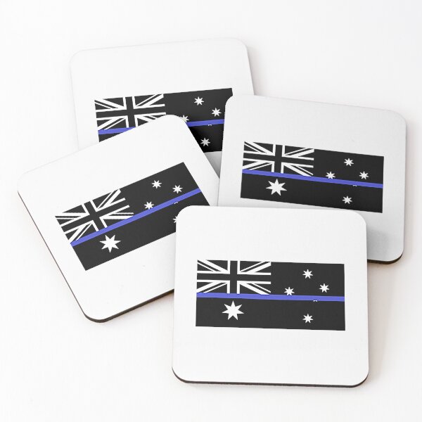 Item preview, Australian Thin Blue Line Flag -Thin Blue Line designed and sold by RENAGADE4LYF.