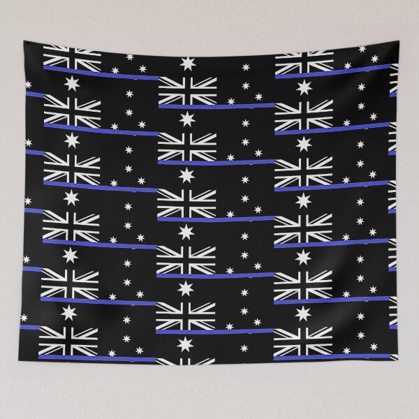 Item preview, Australian Thin Blue Line Flag -Thin Blue Line designed and sold by RENAGADE4LYF.