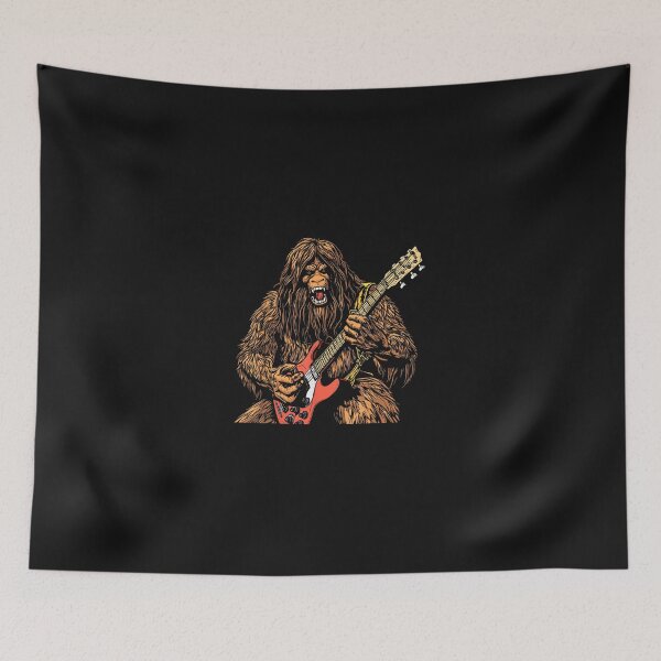 Item preview, Shredsquatch Bigfoot Heavy Metal Electric Guitar Sasquatch  designed and sold by DarellSLent.