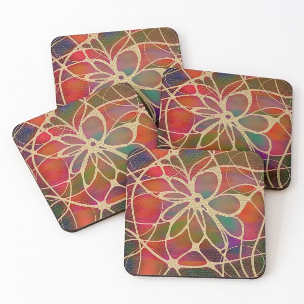Item preview, Floral neurographic art designed and sold by Travelways.