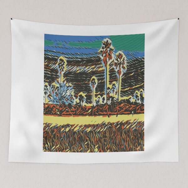 Item preview, Thailand landscape of palm trees in the field. Photo style, Thailand landscape.  multi-phase flow walking in the rice field artgram image net removing blur designed and sold by youme63.