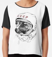 Laika, space traveler Chiffon Top
