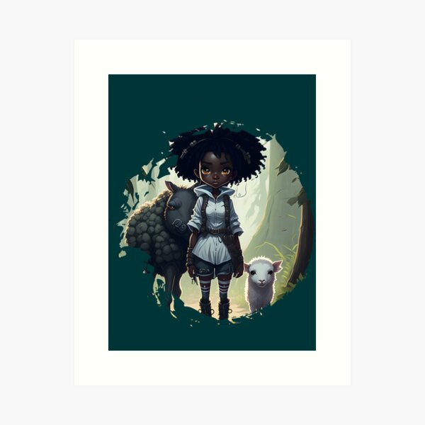 WOOLY AMANDA ADVENTURE Art Print for Sale by DrawForFunYt