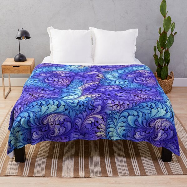 Item preview, Blue Purple Fractal designed and sold by Sturdust.