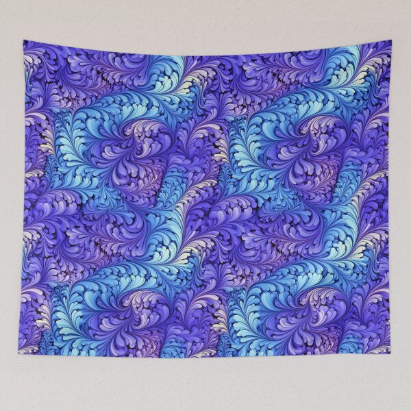 Item preview, Blue Purple Fractal designed and sold by Sturdust.